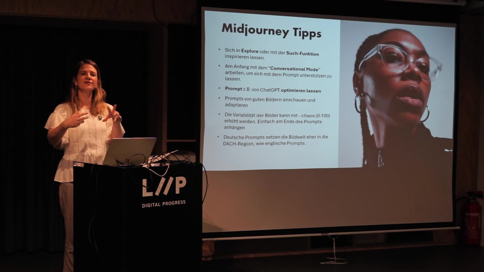 Monika Liechti WordPress Meetup Zürich Midjourney Tipps